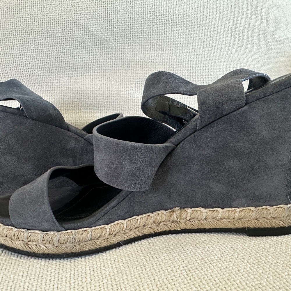 Balenciaga Black Wedge Sandals - Picture 4 of 10